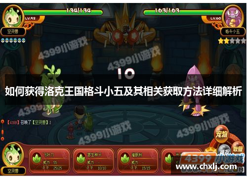 如何获得洛克王国格斗小五及其相关获取方法详细解析